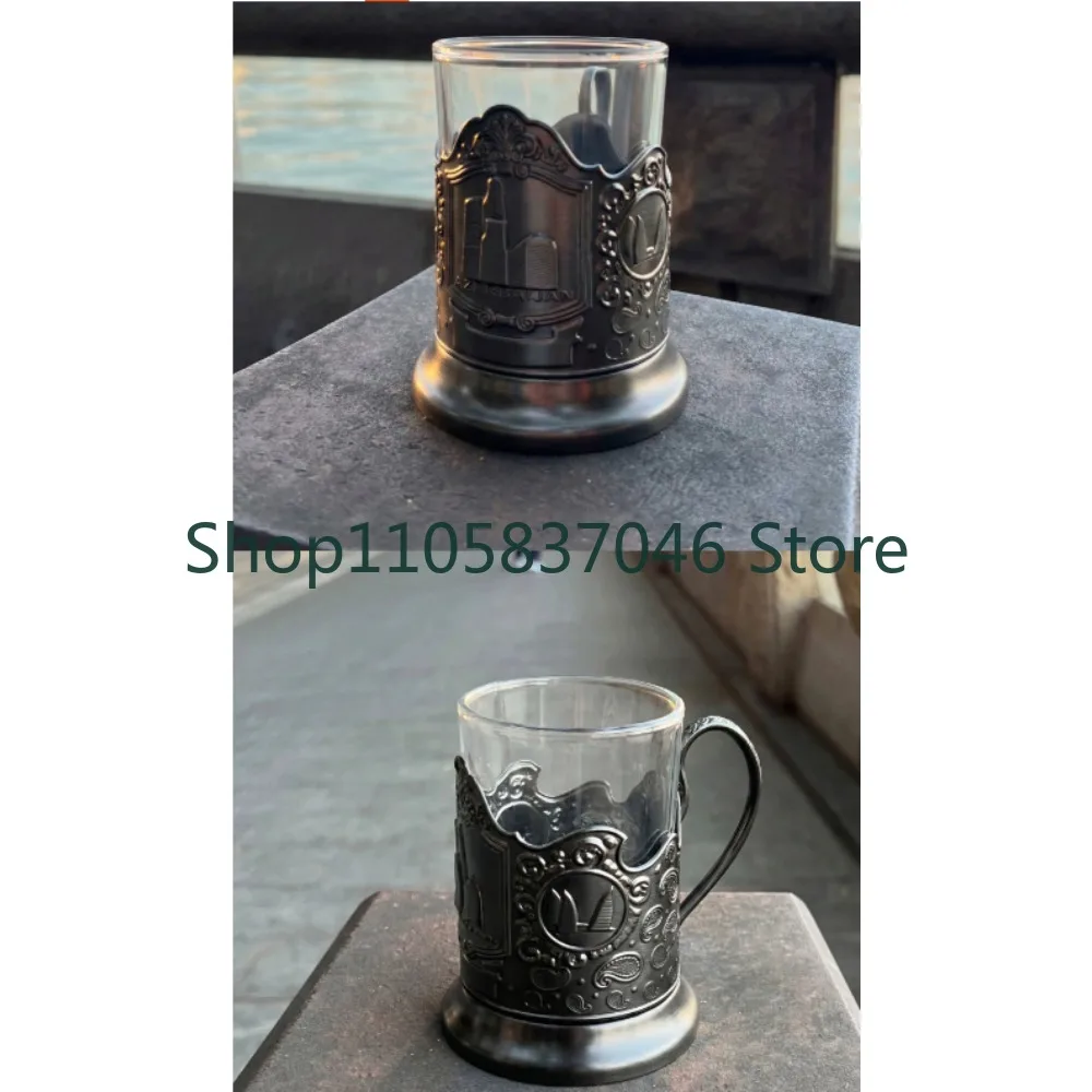 Fengqing black tea cup, glass tea cup, coffee household drink