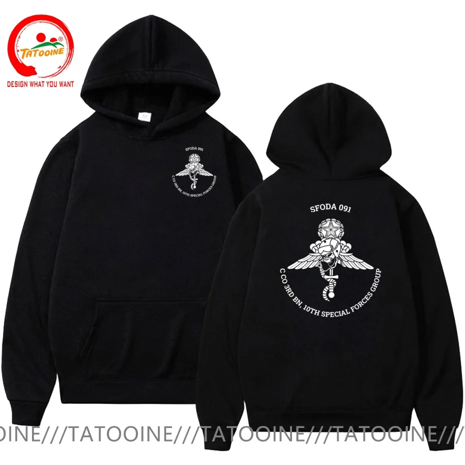 SFODA 091 A-Team ODA 021 C Co 3rd BN 10th Special Forces Group Hoodies Sweatshirts Fashion Clothes Streetwear Casual Sweatshirt