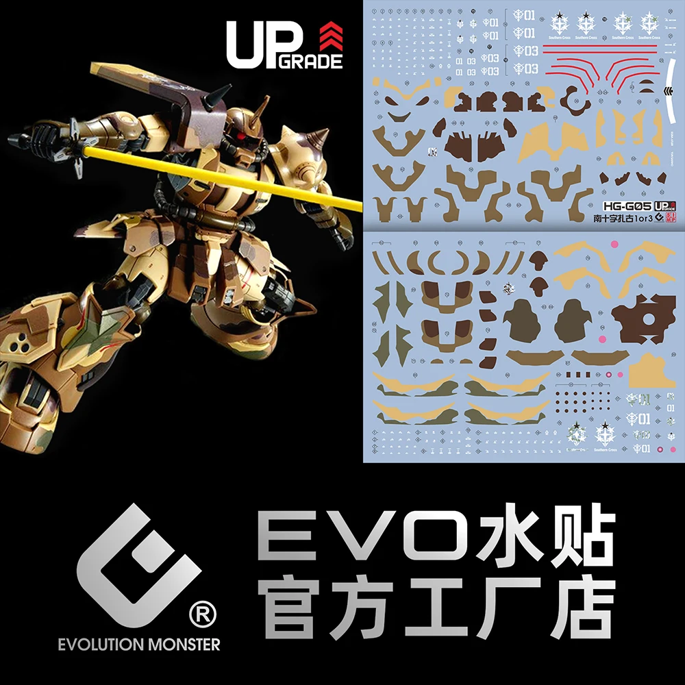 

Наклейки на модели EVO HG-G05 для HG 1/144 MS-06GD ZAKU, хобби, сделай сам, высокоточная наклейка