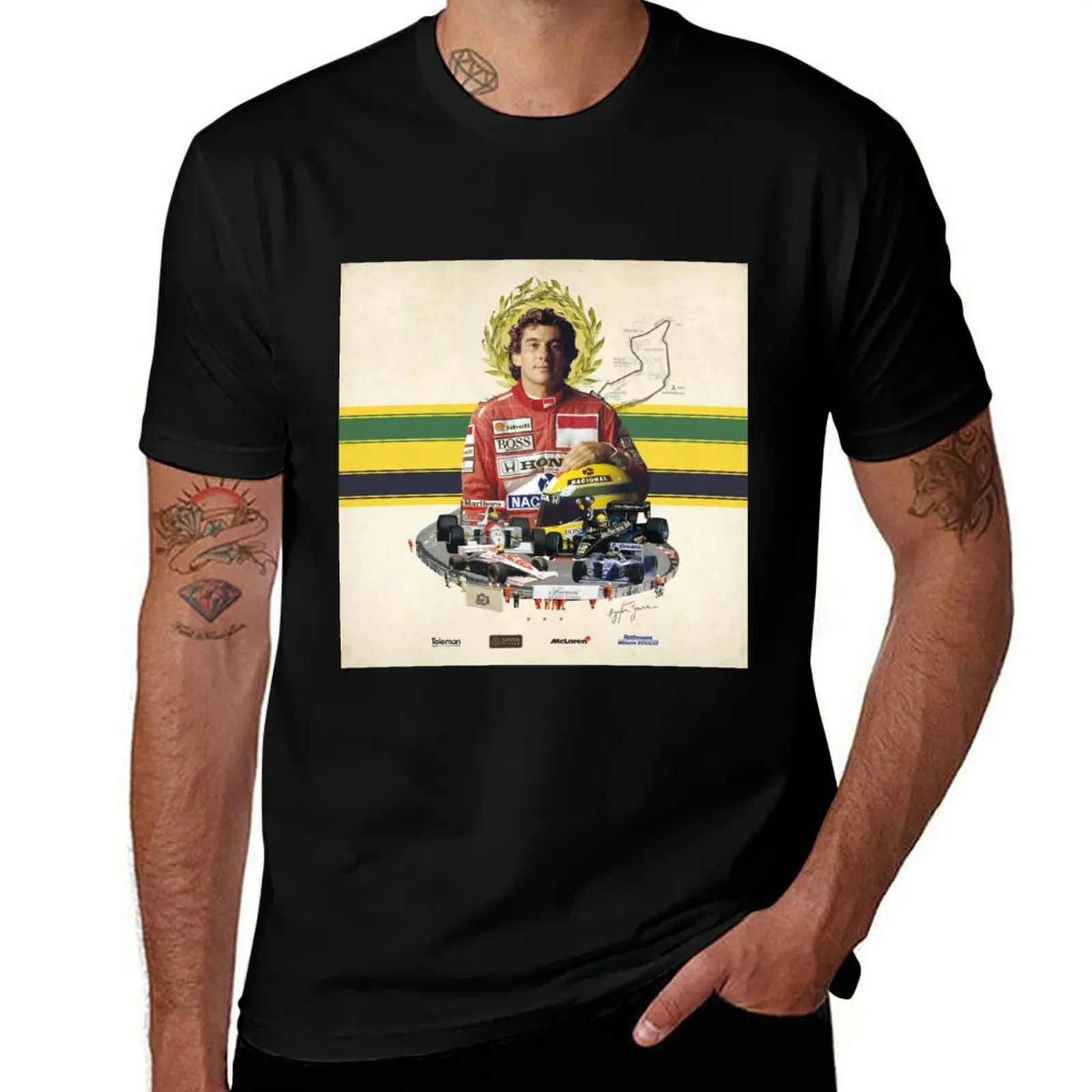 

Legends Series - Senna 2 T-Shirt quick-drying heavyweights oversizeds plus sizes men t shirts high quality