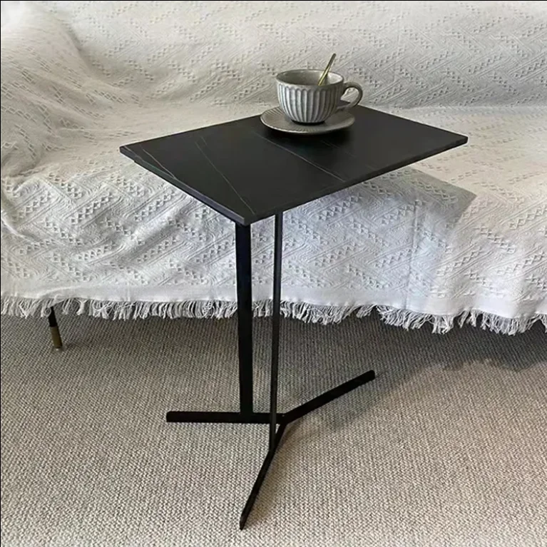 Hot Sell Living Room Home Furniture Black Small Coffee Table Side Tables Marble Sintered Stone Tables