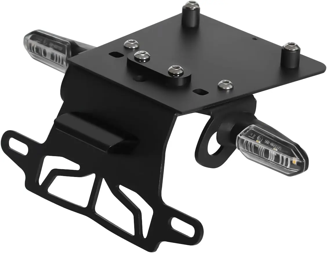 

Fender Eliminator Compatible with MSX 125 GROM 2022-2025 Rear Tail Tidy License Plate Holder LED Light Turn Signals indicator