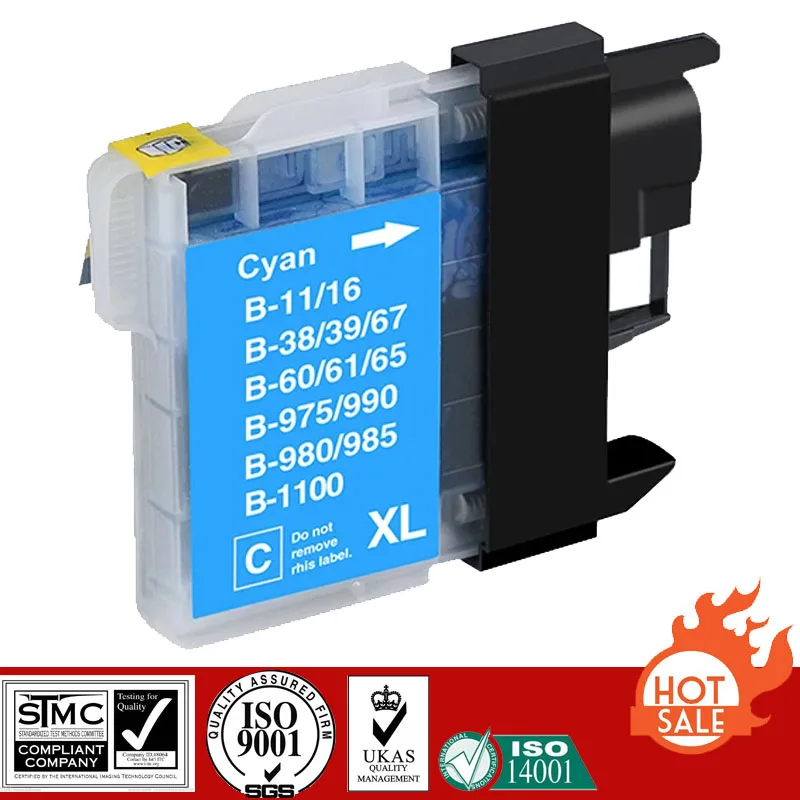 Compatible Brother Ink Cartridge for LC11 LC16 LC-11 LC-16 suit For Brother DCP-165C/DCP-385C/DCP-390CN/DCP-J515N/DCP-535CN