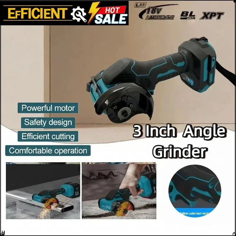 

Подходит для Makita, 3-дюймовая мини-новая угловая шлифовальная машина, аккумуляторная 3-дюймовая электрическая режущая пила, электроинструмент, 20 В, аккумуляторная циркулярная пила