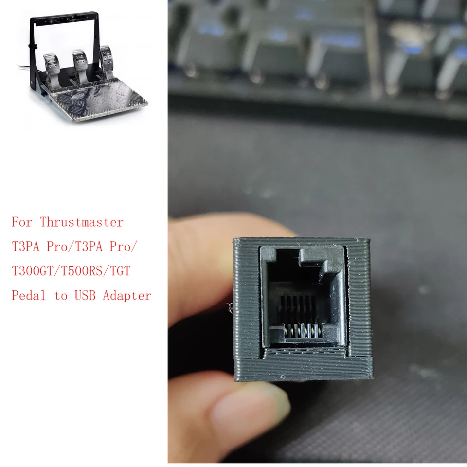 Pedal to PC USB Adapter Converter for For Thrustmaster T3PA Pro