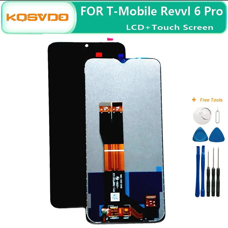 New Original For T-Mobile Revvl 6 Pro LCD Revvl6Pro Display Screen Touch Panel Digitizer For T-Mobile Revvl 6 ProTMAF035G LCD