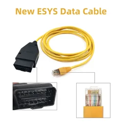 Kabel eter-net ESYS kabel do interfejsu odświeżenia E-SYS ICOM kodowania F-Series formbw F-cars ENET esys kabel do transmisji danych