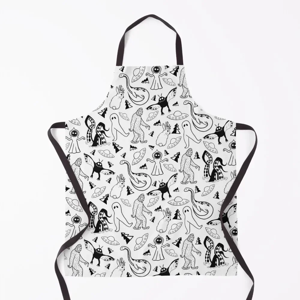 

Cryptid Classics Apron Kitchen Accessories 2022 Waterproof Kitchen Woman kindergarten teacher work ladies Apron