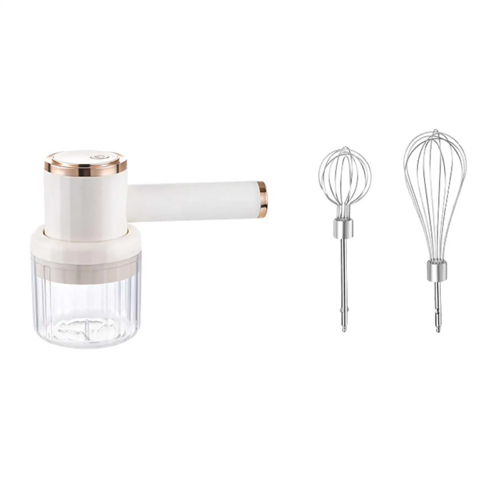 

4 in 1 Electric Garlic Chopper USB Handheld Garlic Onion Masher with Egg and Cream Beater for Onion Garlic Pepper Chilli Ginger