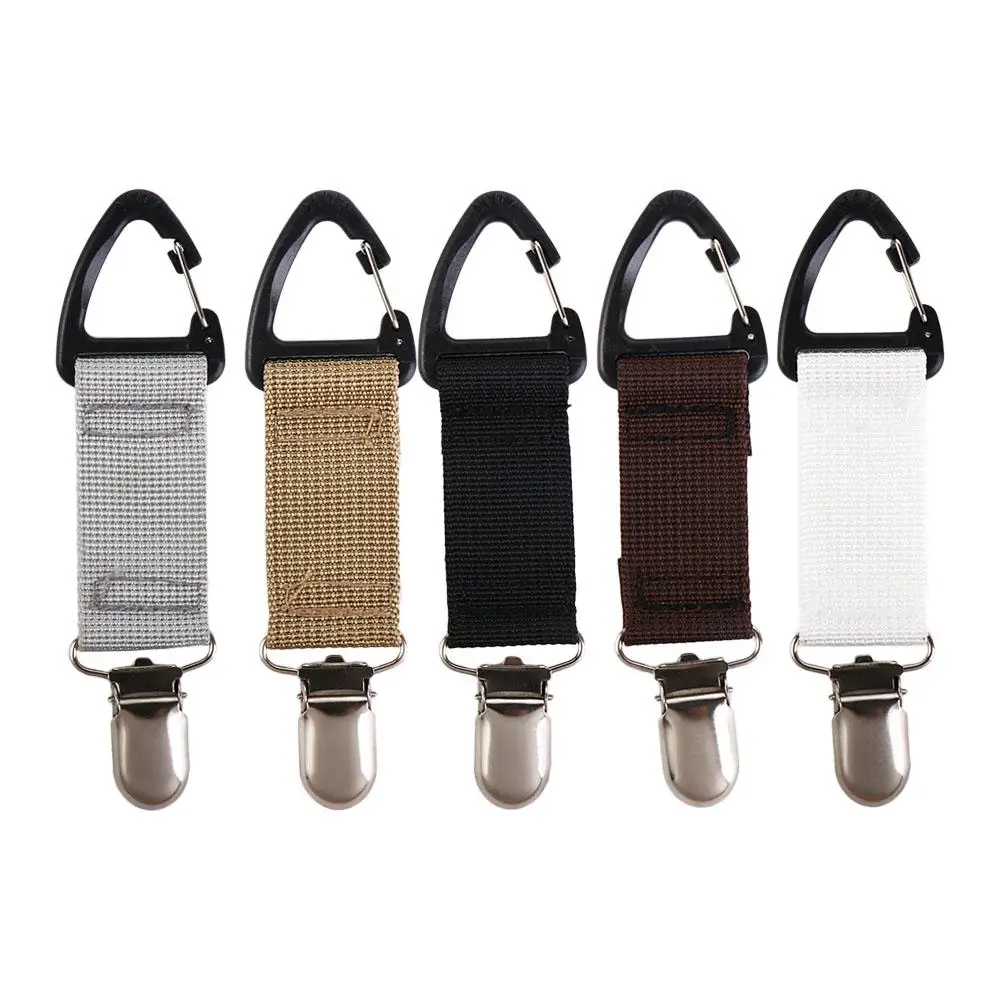 

Glove Clip Luggage Travel Hat Clip Hat Keeper Clip Straw Hat Clip Elastic Hat Clip Adjustable Bag Strap Backpack Key Hook