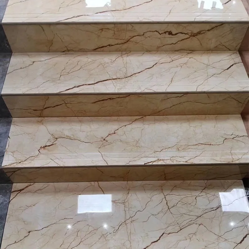 Personalizzazione Scale per interni in pietra naturale personalizzate Piastrelle per gradini per scale in marmo Prezzo