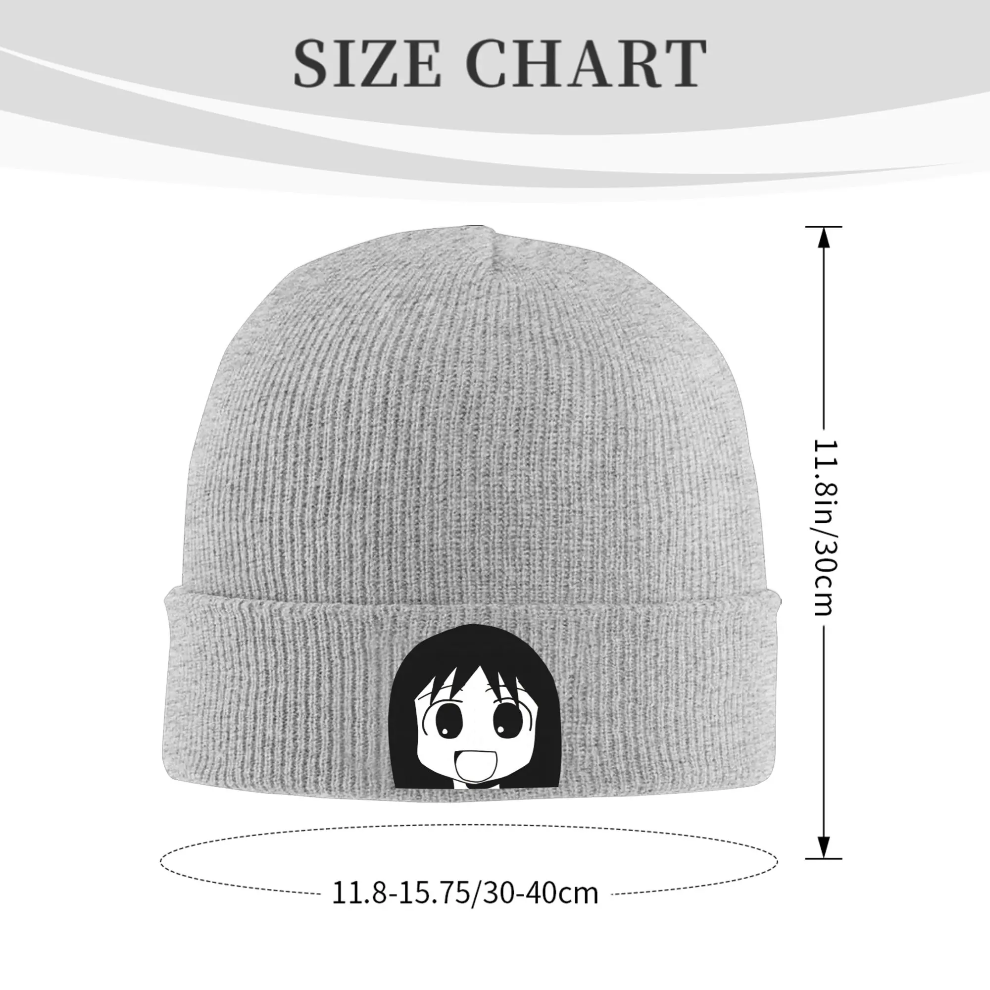 Osaka Autistic Azumanga Daioh Cuff Beanie For Unisex  Winter Warm Bonnet Knitted Hat