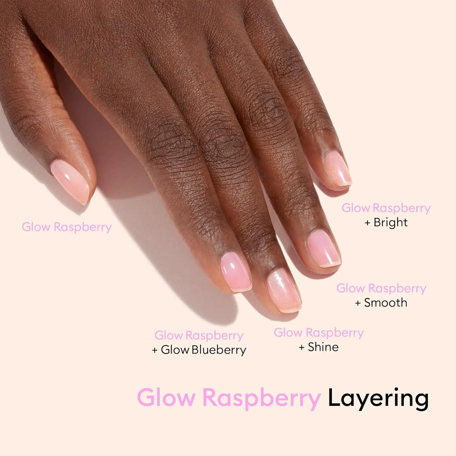 Zestaw 5 lakierów do paznokci - Nie wymaga lampy - Kolory świecące i błyszczące - Idealny prezent świąteczny dla kobiet