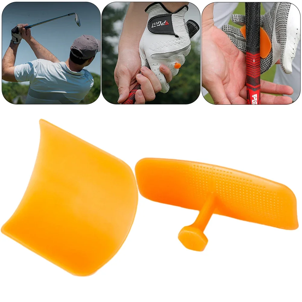 2Pcs Golf Finger Tape Silicone Golf Grip Friction Stickers Golf Grip Strength Aid Golf Training Accessories