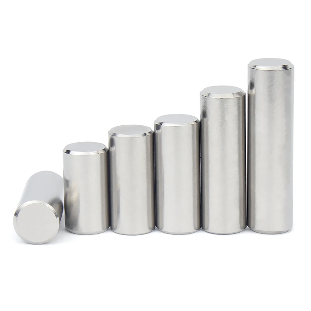 M1 M1.5 M2 M2.5 M3 M4 M5 M6 M8 M10 Cylindrical Pin Locating Dowel 304 Stainless Steel Fixed Shaft Solid Rod GB119 Length 4~100mm