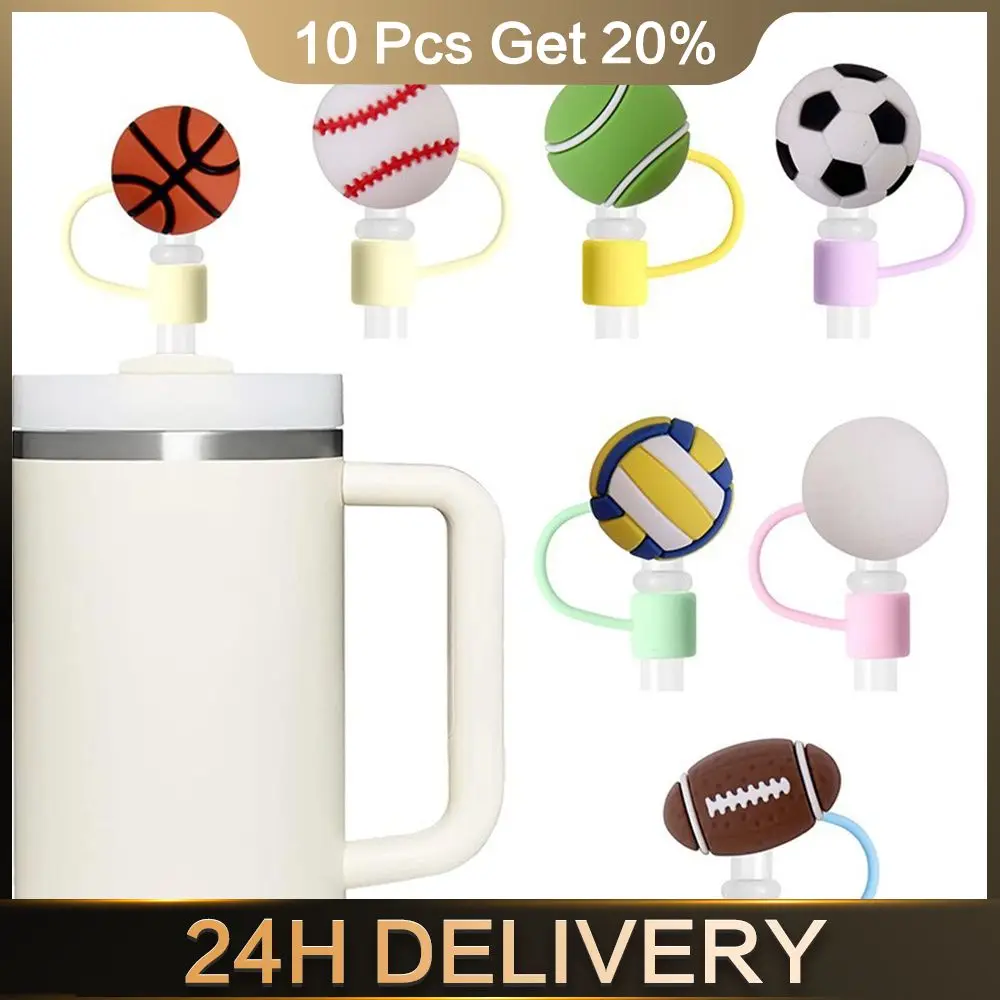 Silicone Straw Lid Easy To Carry Environmentally Friendly Straw Lid Water Cup Accessories Bingba Cup Straw Odorless Reusable