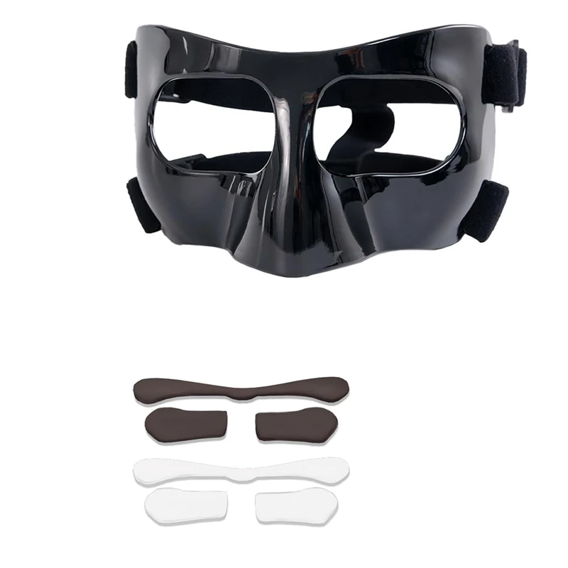 Sports Face Guard, Nose Guard For Broken Nose, Basketball Football Softball Training Face Protect Shield