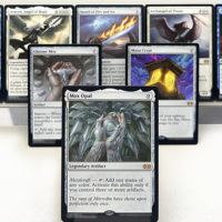 2XM CMR IKO HOLO13-Ⅰ01 Tcg proxy magic cards Mox Opal Mana Crypt Chrome Mox Force of Will Doubling Season Rhystic Study gather