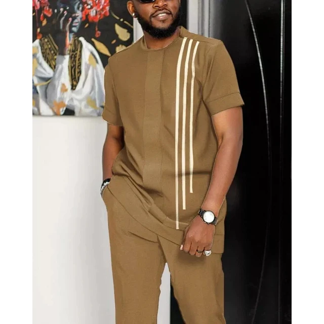 Fashion Men's 2 Piece Sets Oversized T Shirts Joggers Outfits Men Trousers Summer Tracksuit 3D Print Trend Male Trendy Clothes