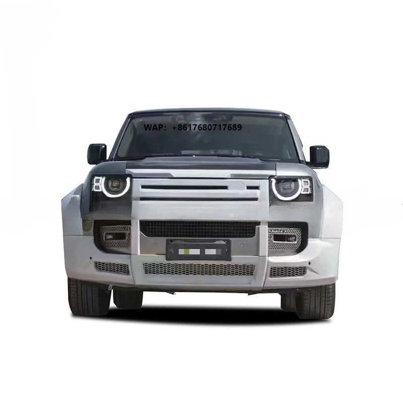 Fiberglass Front Bumper Rear Lip Side Skirts CSS Style Wide Body Kit for Land-Rover Defender