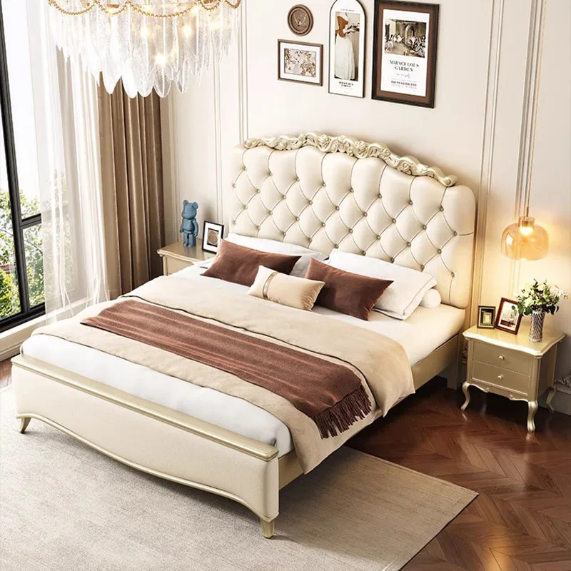 Storage Luxury Bed Modern Double Multifunctional Double Bed Queen Bedroom Cama De Lujo Para Dormitorio Furniture Accessories