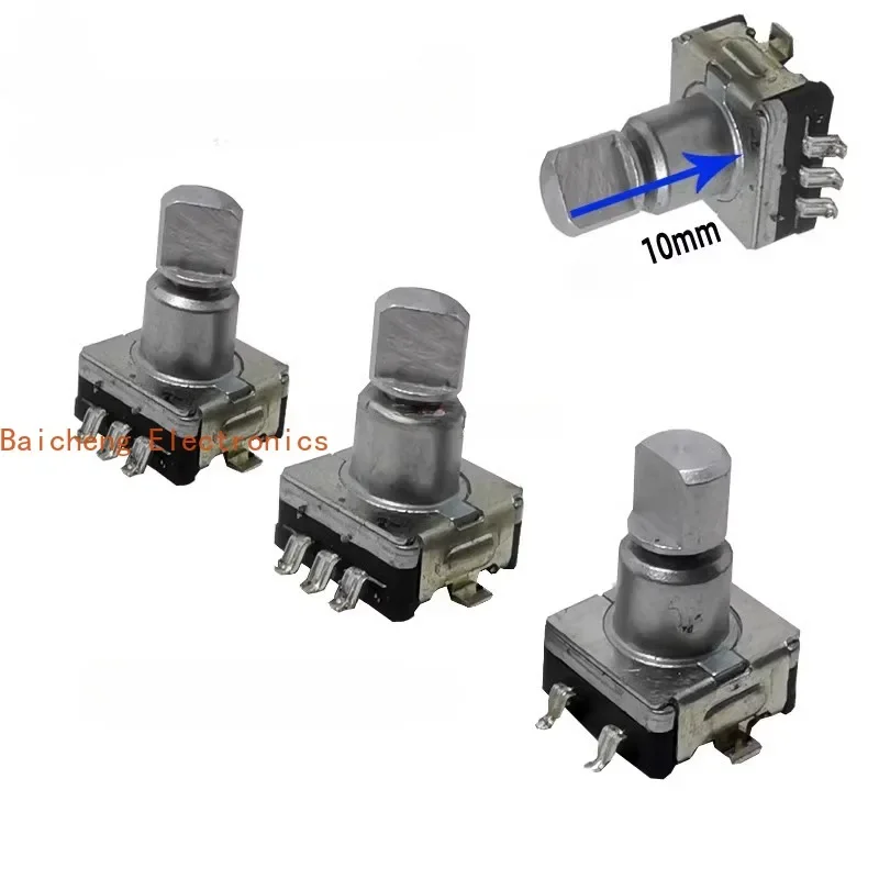 10PCS EC11 patch rotary encoder incremental digital potentiometer fan speed control switch 30 position handle 10