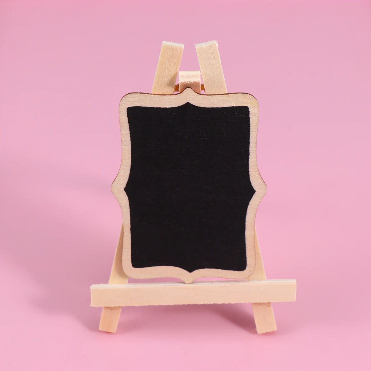 

Wooden Mini Message Memo Blackboard Desktop Decoration Sturdy Smooth Home School Use Environmental Friendly Display Notes