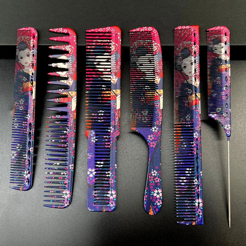 

Hairdressing Comb Set Barber Specific Cutting Comb Male Female Styling Sharp Tail Comb Barber Shop Professional Accessories Tool