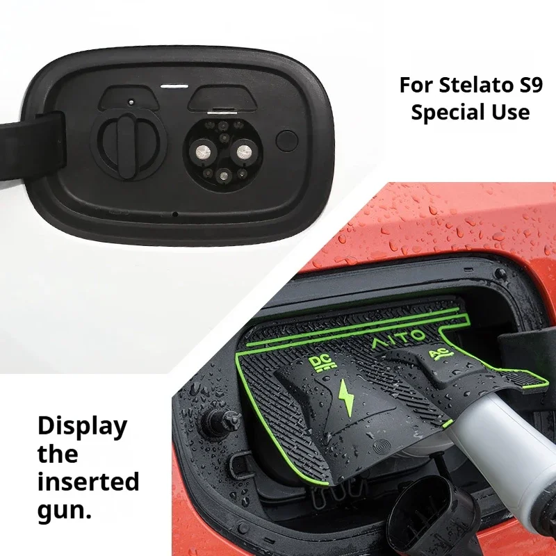 For AITO M5 M7 M8 M9 Stelato S9 Dedicated New Energy Car Charging Port Waterproof Protector Cover Gun Rain Cover