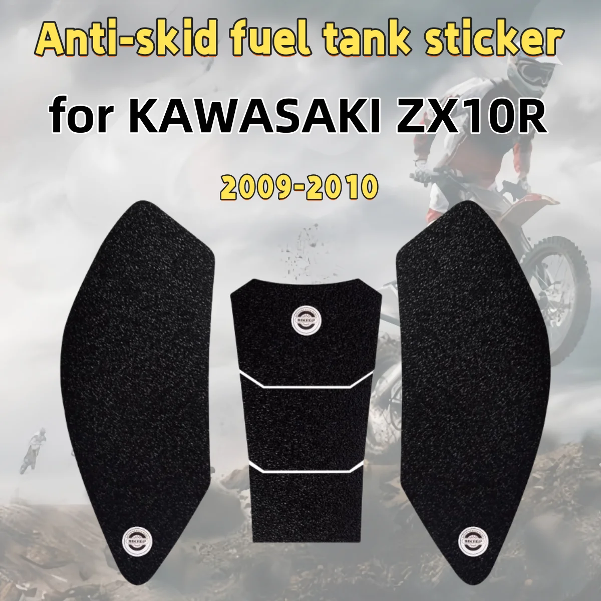 

for KAWASAKI ZX10R 2009-2010 motorcycle fuel tank sticker fishbone sticker anti-slip protection side sticker car sticker