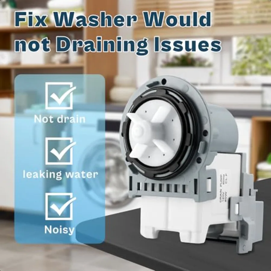 DC9720621A Двигатель сливного насоса стиральной машины подходит для сливного насоса стиральной машины Samsung OEM Vrt DC3100178A PX351601 03DC3100187A DC9719289F DC9719