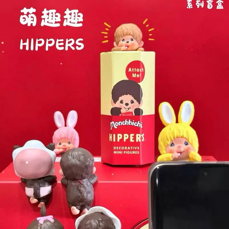 

Original Sonny Angel Blind Box Monchhichi Mystery Box Hippers Decorative Mini Figures Children Toys Birthday Gift