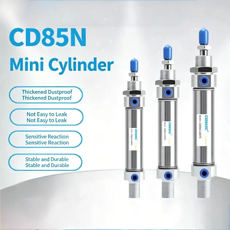 CD85N C85N Bore 8 10 12 16 20 25mm N Stroke 10-200mm C85 Series Air Cylinder Standard Double Acting Single Rod ISO