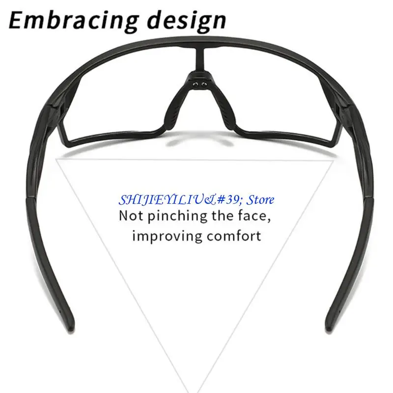 

E21F Auto Tinting Bicycles Glasses Lens For Men Women Riding And Beach Activity