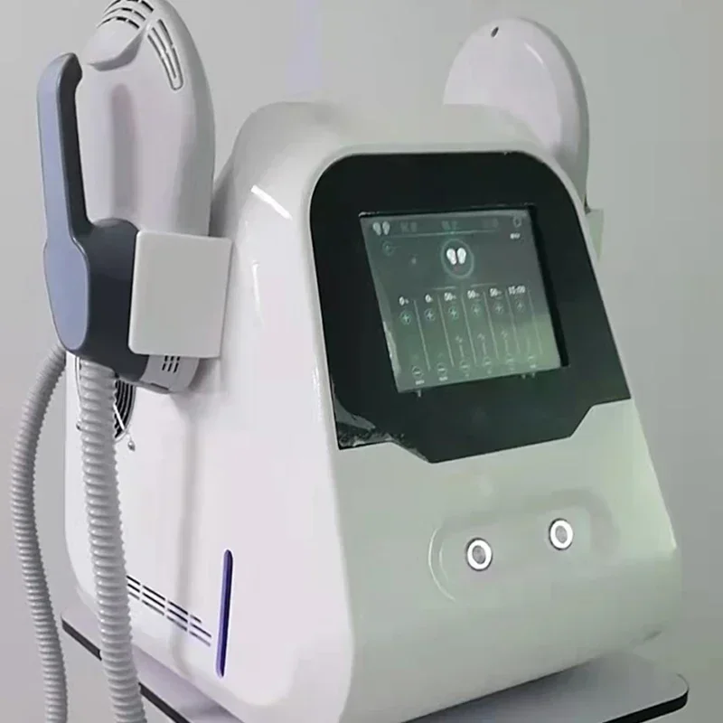 PorMuscle Stimulator Ems Electromagnetic 2 Handles Fat Reduction Body Contouring Effective Slimming Machine