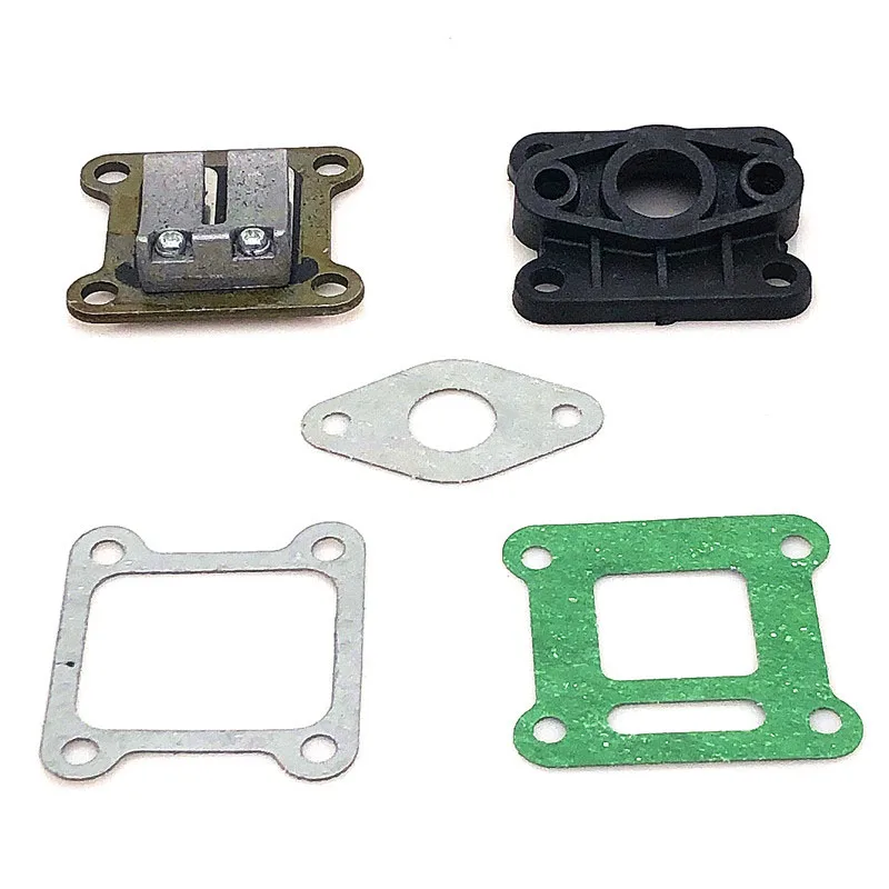 צינור צריכת מפרצון סעפת עבור 2 שבץ 47cc 49cc מנוע קרבורטור פחמימות Pocket Minimoto ילדי Moto טרקטורונים Quad 4 גלגלים