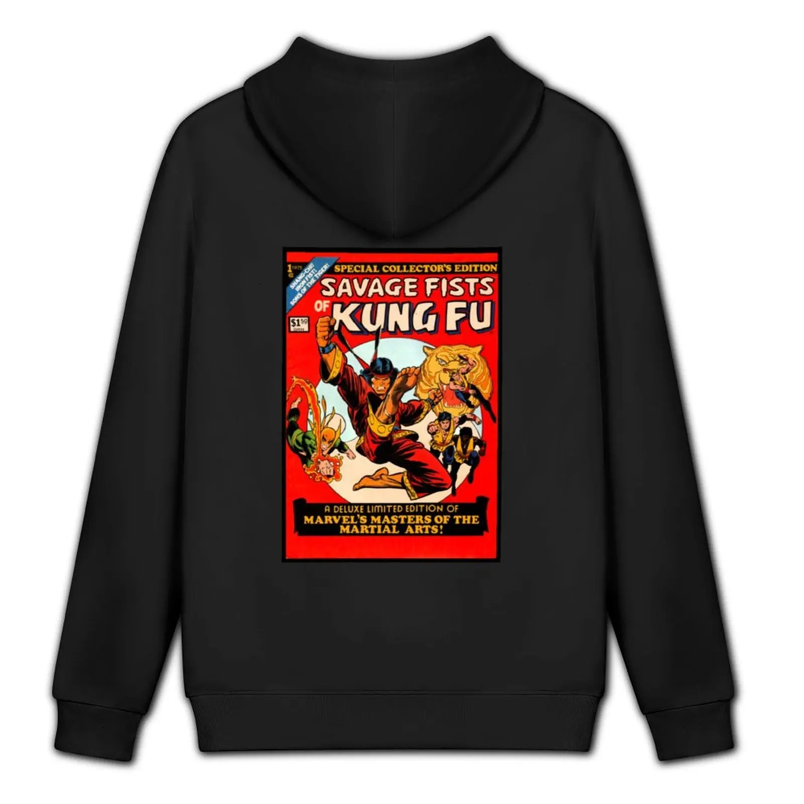 كوميك رقم 1 الطبعة الأولى - القبضات المتوحشة من الكونغ فو هوديي النمط الياباني أزياء الرجال ملابس الرجال ملابس أنيمي رياضية