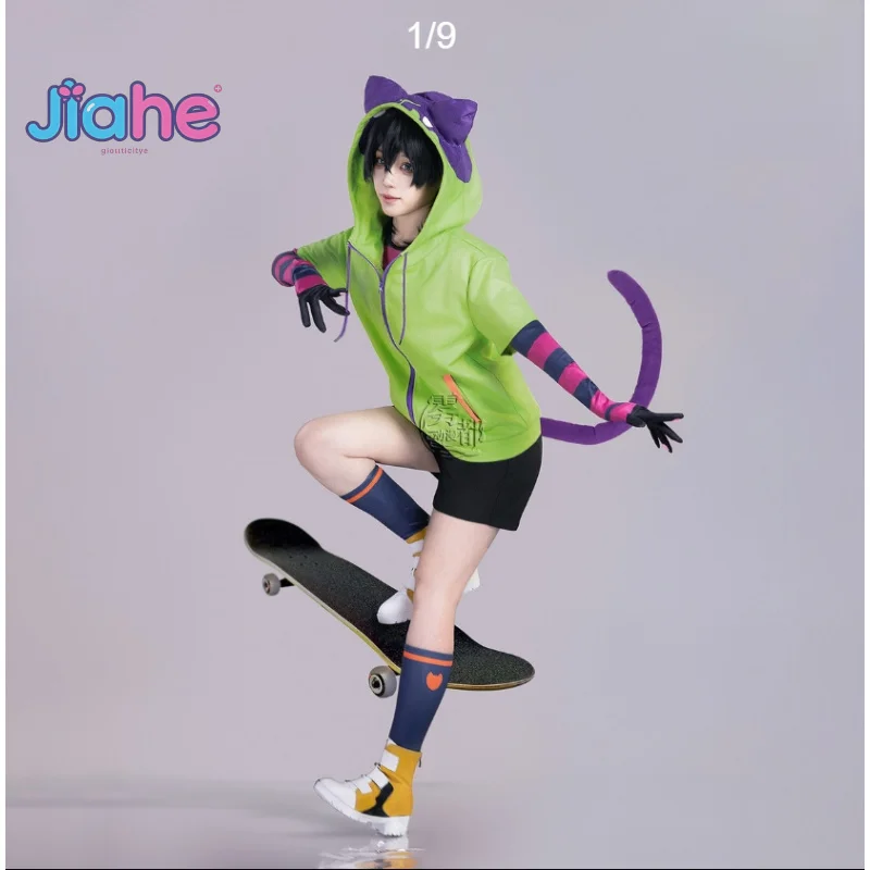 MIYA Anime SK8 the Infinity Cosplay Costume Men women casual hoodies shorts wig shoes tails Halloween Christmas Miya uniform view 2