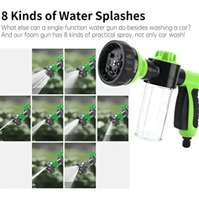 High Pressure Auto Foam Lance Water Gun with 3 Grade Nozzle Jet Car Washer Portable Tool image 3