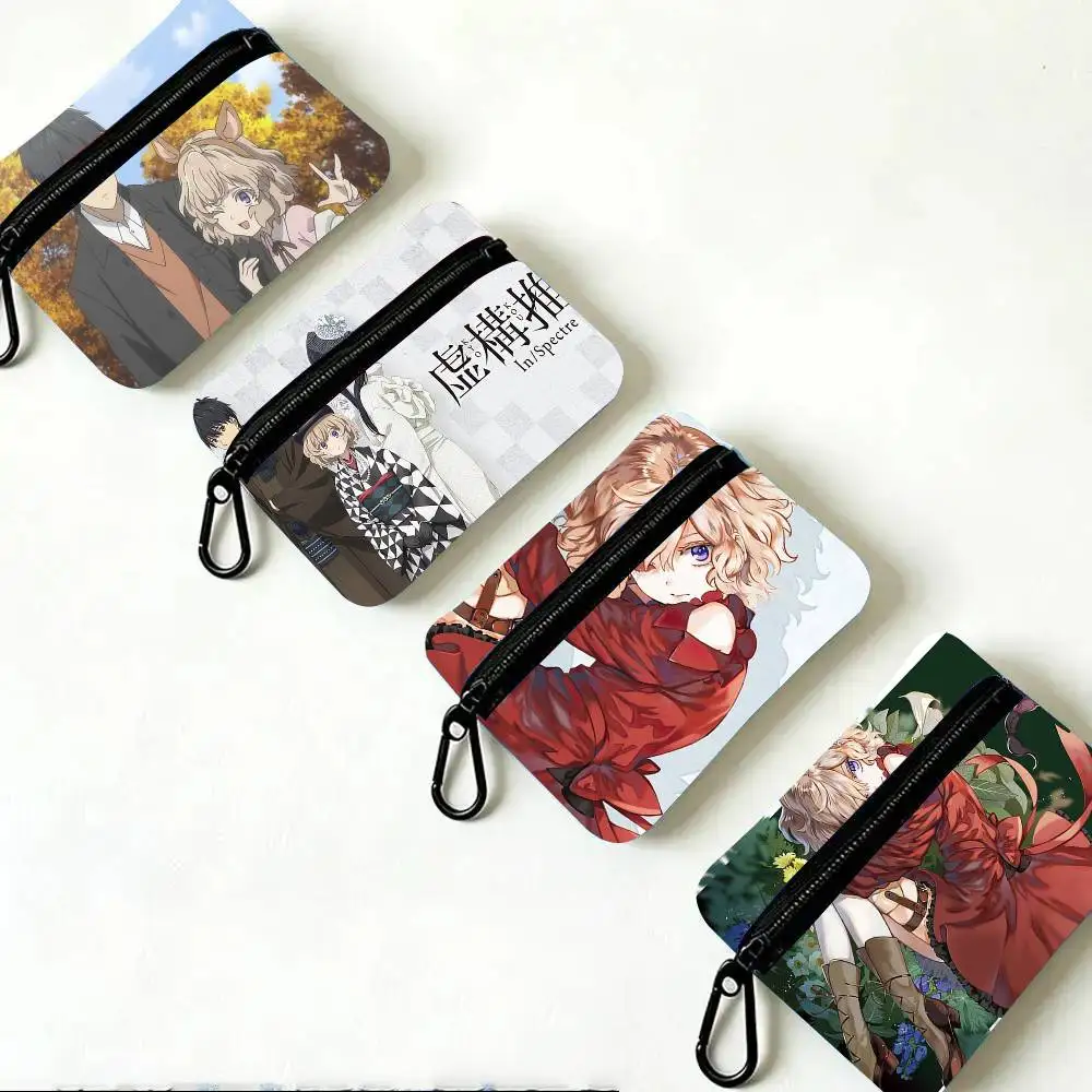 Anime In S-Spectre Oxford Fabric Wallet With Zipper Hanging Multifunctional Bag For Credit Cards Keys Coins