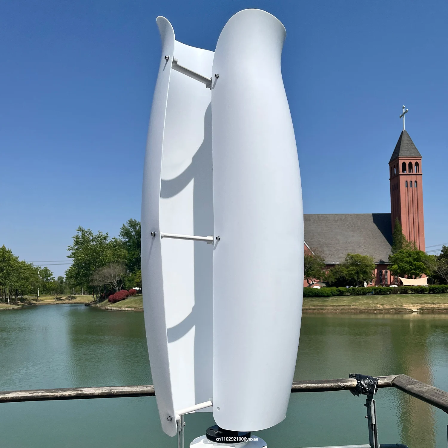 20KW Vertical Low RPM Wind Generator 24V 48V 96V 120V 3 Phase Inverter Low Noise Home Use Wind Turbine Windmill Hybrid Charger