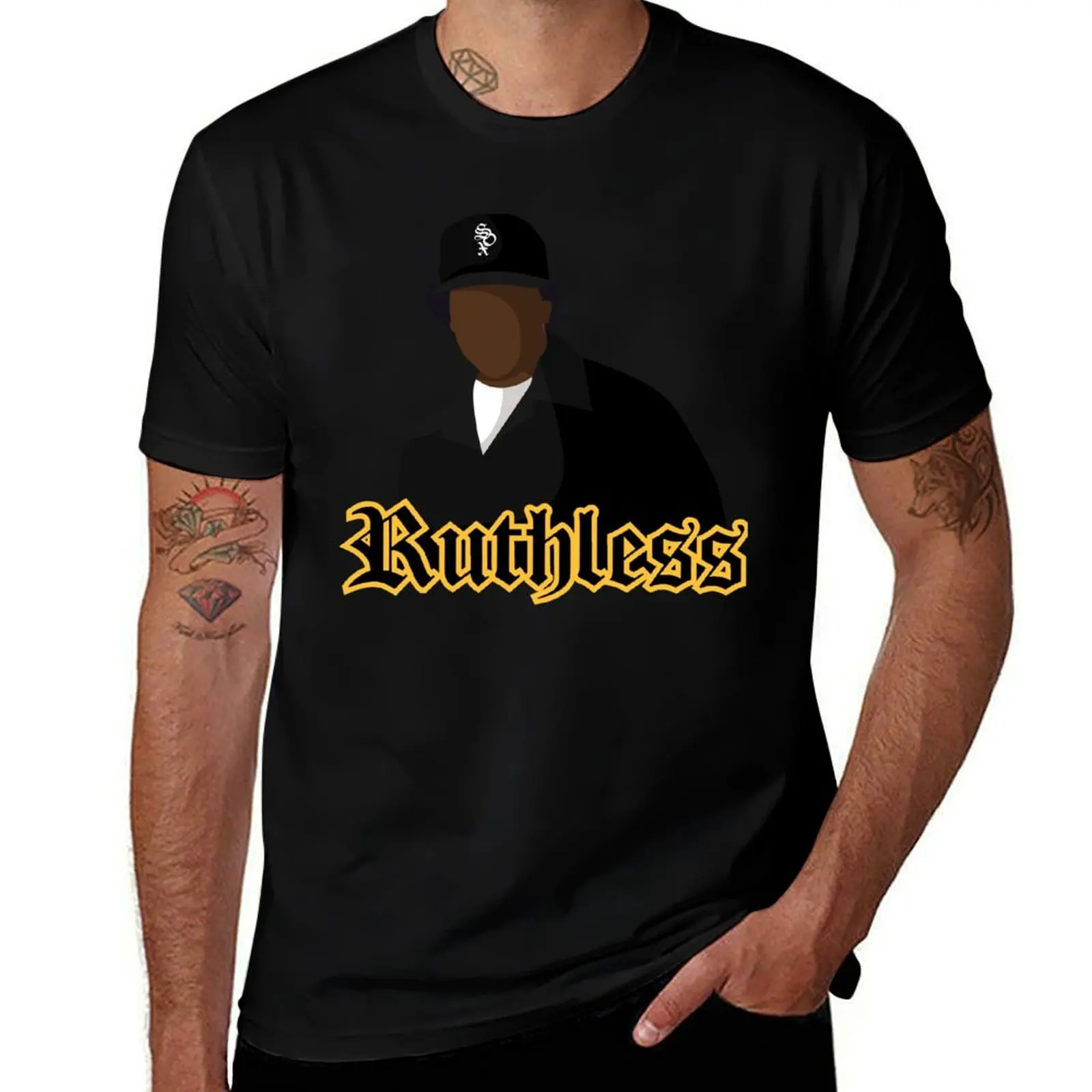 

Eazy E Ruthless Art T-Shirt Work Style Casual T-Shirt