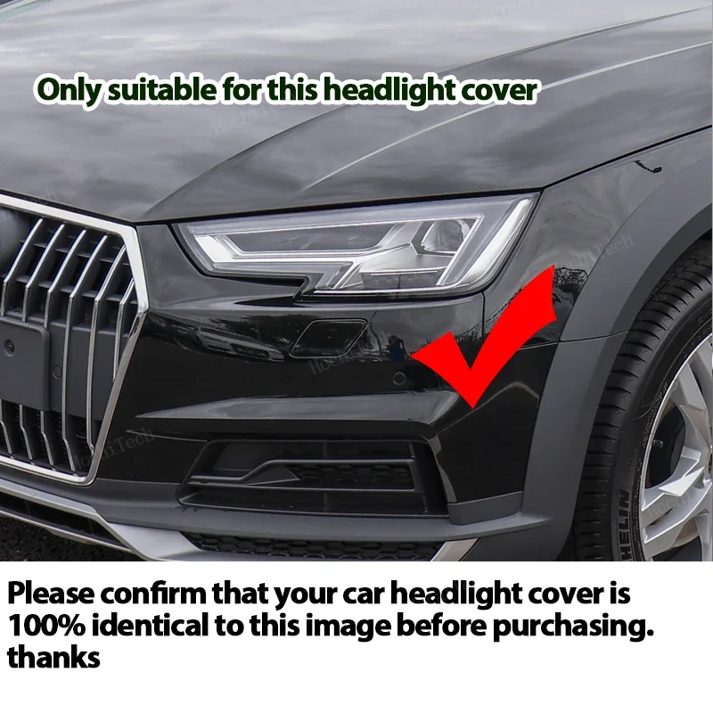 Front Headlamp Cover Headlight Shell Transparent Lampshade Lens For Audi A4 B9 2015-2019 8W0941043 8W0941044