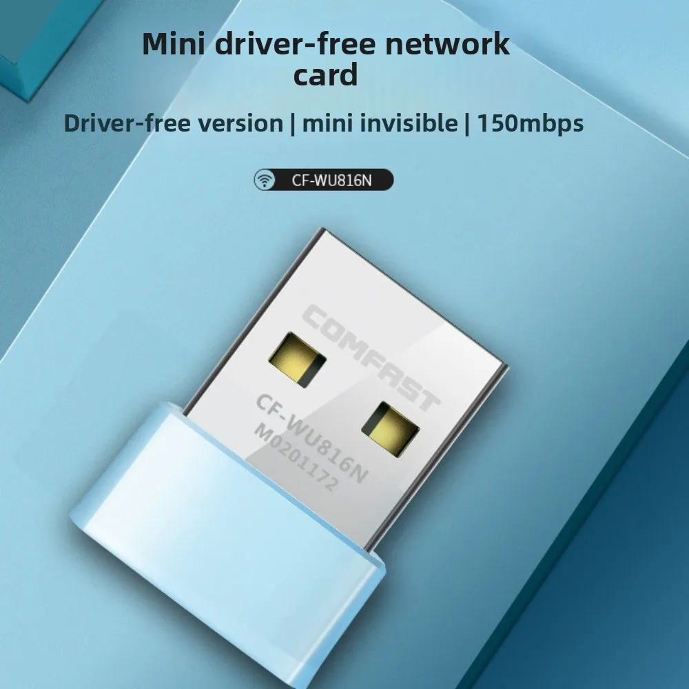 

Play and Play CF-WU816N Мини-USB-адаптер Wi-Fi 2,4G 150 Мбит/с USB-сетевая карта Мини-портативный беспроводной Wi-Fi-приемник Подключение локальной сети
