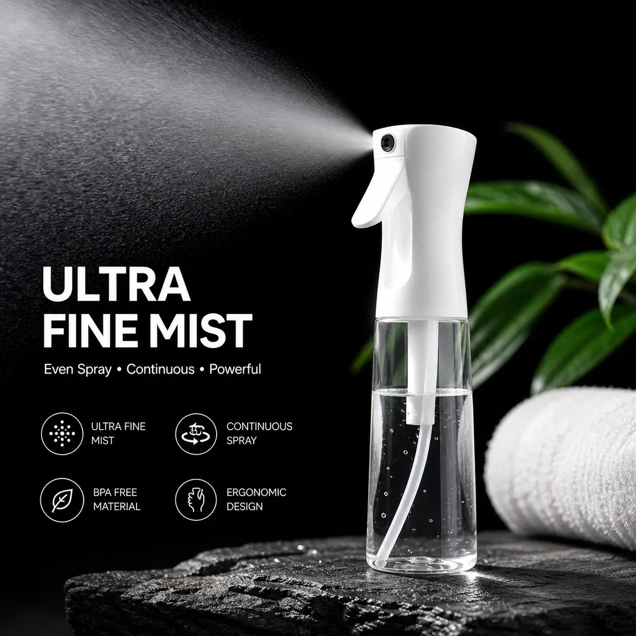 1/2 buah Botol Semprot Kabut H - Misting Bottle Fine ulasan dan harga