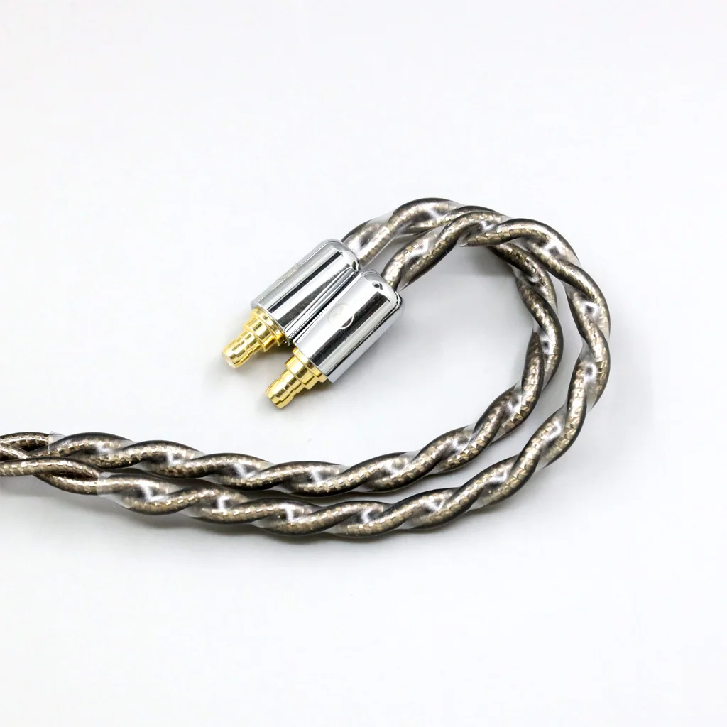 99% Puur Zilver Palladium + Grafeen Goud Oortelefoon Afscherming Kabel Voor Sennheiser IE100 IE400 IE500 Pro 4 core LN008224