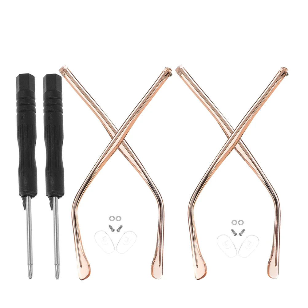 

2 Pairs Glasses Temple Replacement Accessories Eyeglasses Arms Universal Sunglasses Legs