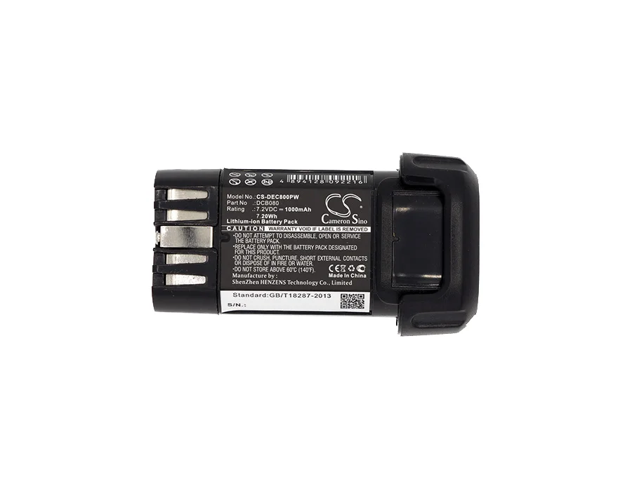 

1000mAh Power Tools battery for DCB080 DCF680N1 DW4390 DCF680N2 DCL023 DCF680 DCB095 DCF682