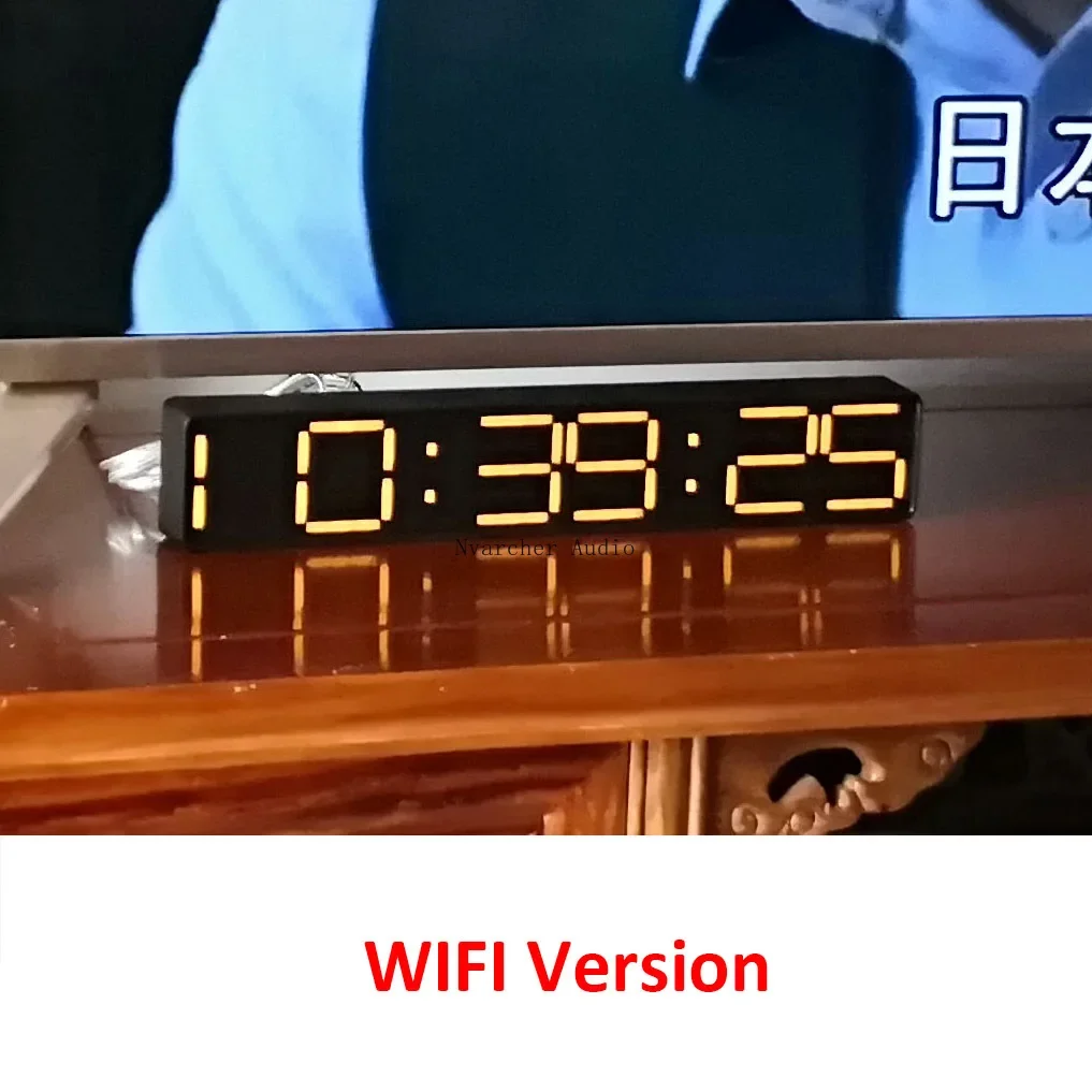 WIFI Version LED Perpetual Calendar Luminous Electronic Clock