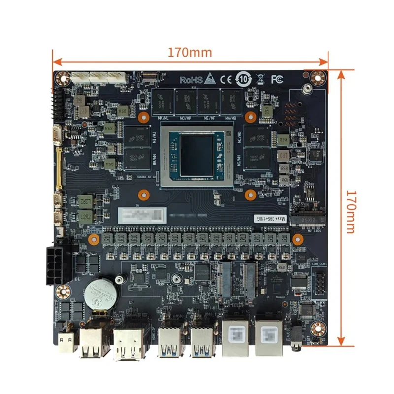 AMD Ryzen AI Max + 395 CPU main board four-screen dual channel LPDDR5x 8000MT/s different display 8000MT/s memory
